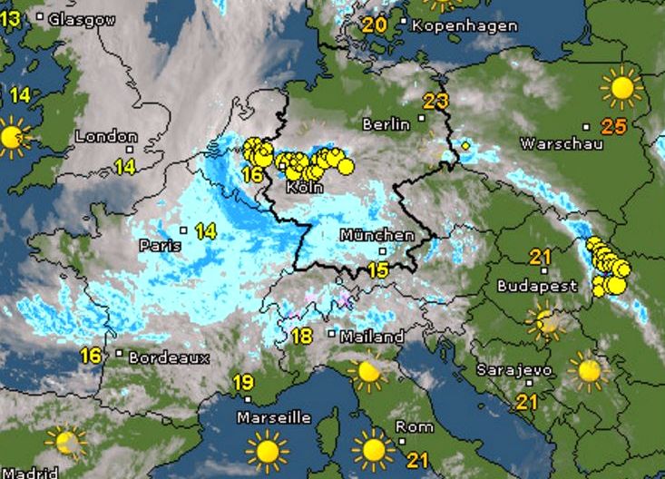 Wetterradar EU